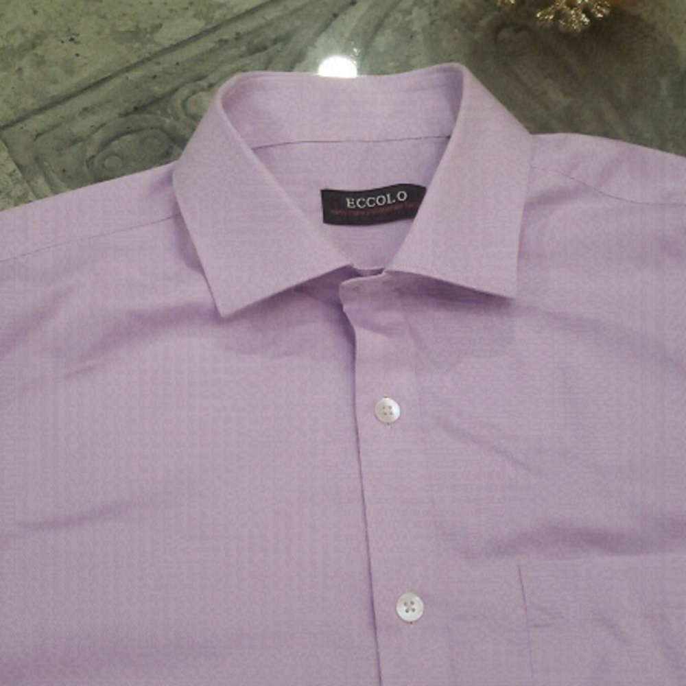 ECCOLO COTTON BLEND DRESS SHIRT